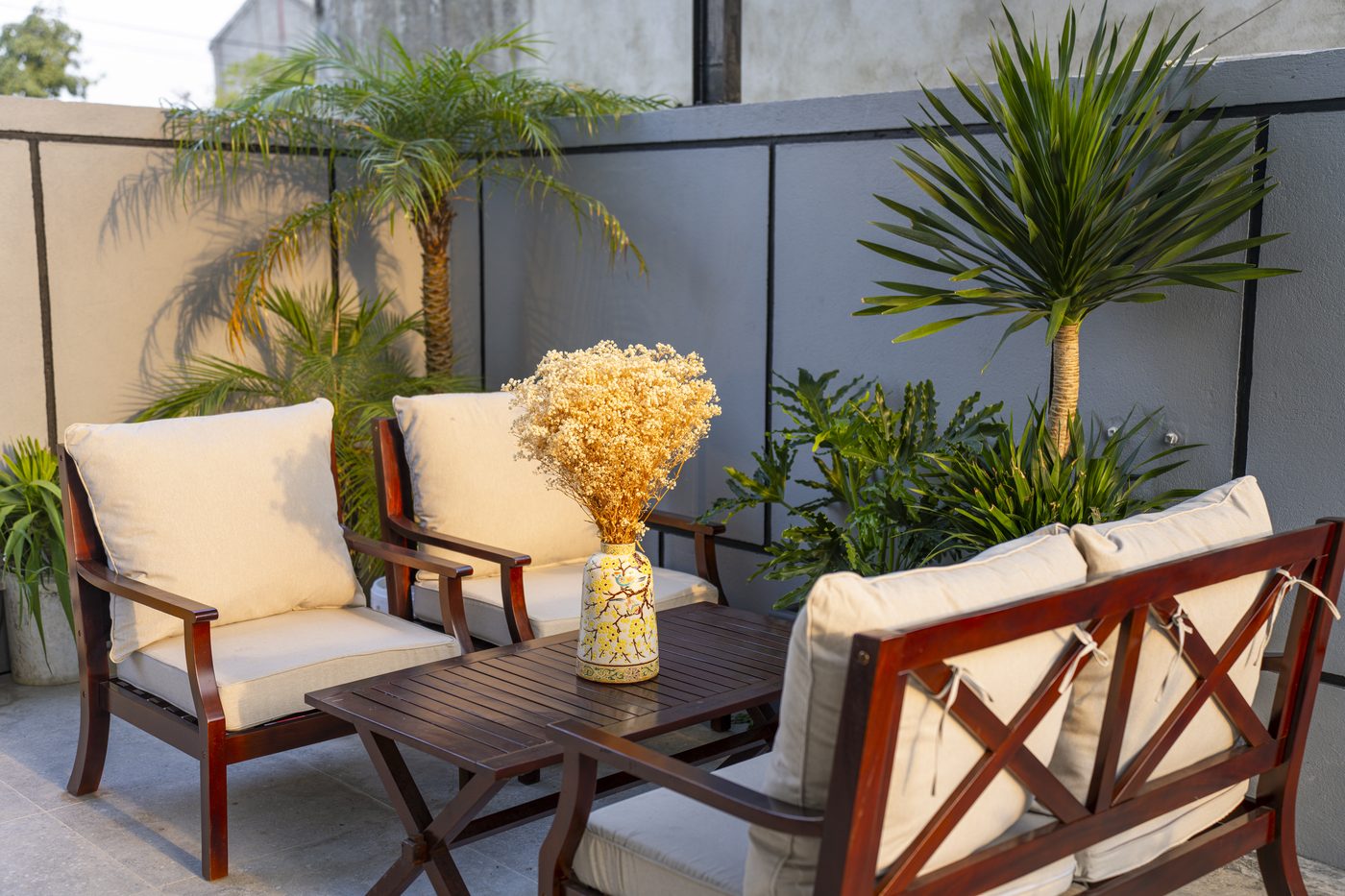 Không gian thư giãn nhiều ánh sáng tại Rose Villa